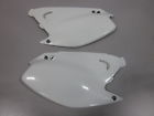 115314 Ufo Plastics Kawasaki Side Number Plates Covers Panels White
