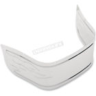 1405-0118 Drag Specialties Flame Chrome Steel Fender Skirt