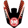 184-474-0005 Attack Graphics Turbine Front Fender Decal Red