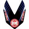 184-474-0034 Attack Graphics Turbine Front Fender Decal Blue