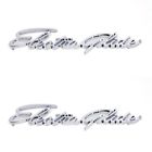 259196-65a Harley Davidson Electra Glide Genuine Front Fender Emblem Medallion Nameplates