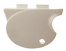4-047 29299 Tvs Clean White Left Hand Side Cover Yamaha