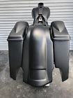 5676r458 Dntd Harley Davidson Stretched Extended Saddlebags With Lid And Fender