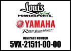 5vx-21511-00-00 Yamaha Front Fender New Oem 718721005050