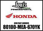 80100-mea-670yk Honda Fender Rr New Oem 766856086567