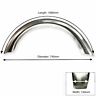 999559 Rear Plain Steel Mudguard Fender Wheel Custom Flat Bobbed Wide