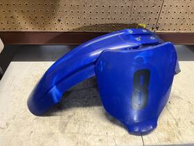 1583-6182 Acerbis 2002 Yamaha Yz250f Oem Front Fender And Number Plate