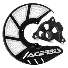 1655270196 Acerbis X-brake Vented Front Disc Cover With Mounting Kit Black/white Black