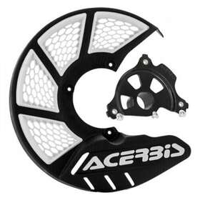 1848970008 Acerbis X-brake Mini Vented Front Disc Cover With Mounting Kit Black/white