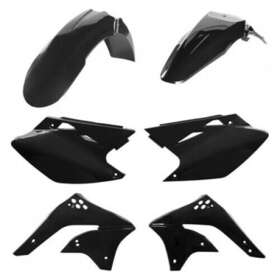 2041060001 Acerbis Replica Plastic Kit Black For Kawasaki Kx450f 2006 2008
