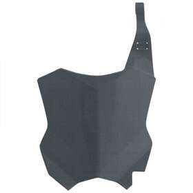 2449397297 Acerbis Front Number Plate Grey Metallic