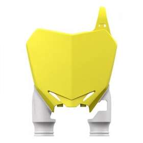 2527391182 Acerbis Raptor Front Number Plate Yellow/white