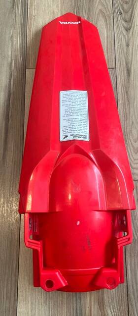 26306500119568-074468 Acerbis Rear Fender Red For Honda Crf450r 2017-2020