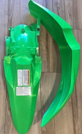 2983550006 Acerbis Front Rear Fender Green For 2024 Kawasaki Kx 450