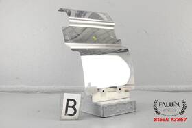 60456-08 Aftermarket 2008 Harley Softail Fatboy Back Rear Fender Swingarm Splash Guard Flap Chrome