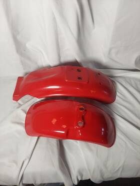 Apo186568 Autoooparts For Honda Mini Trail Z50 Z50a Z50j Z50r Plastic Fender Front And Rear Wheel Red