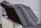 Blk00241 Bln Down Out Overlay Fender No Lids Harley Flh Saddlebags