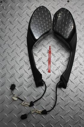 2205187 Bmw 2006 K1200s Front Left Right Mirrors Set With Turn Signals