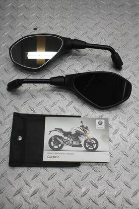 7812046 Bmw 2019 G310r Left/right Mirror Set With Owners Manual