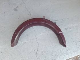 65-6740 Bsa A7 A10 B33 B31 Rear Fender Mudguard With Stays Oem Vintage English