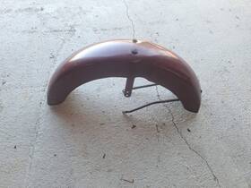 67-6543 Bsa 1955 A7 A10 B33 B31 Front Fender Mudguard With Stays