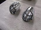 C555-10 Cobra New Harley Davidson Chrome Billet Slash Cut Muffler Tips