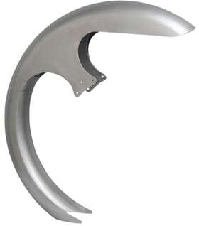 44013261 Custom Chrome 26 Inch Hybrid Front Fender Raw Steel For Harley 2014-18 Flht/x/r/rx And Softail 86-17