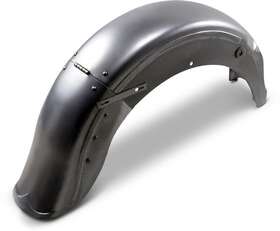 Ds-393489 Drag Specialties Hinged Read Fender - Raw Steel