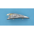 Ds-287556 Drag Specialties Small Chrome Eagle Head Light Fender Ornament