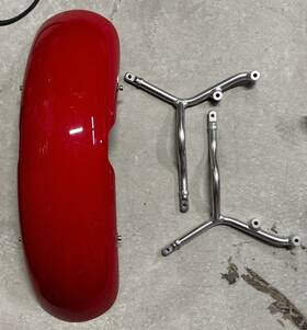 56410561a Ducati Sport Classic Gt1000 Front Fender And Mounts