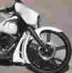 Fk2600 Aftermarket 26 Wrapped Style Front Fender And Chin Spoiler For Touring Bagger Flh