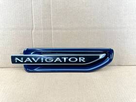 Jl7b-16b114-aaw Ford 2018-2021 Lincoln Navigator Right Passenger Fender Molding Trim Emblem Blue Oem