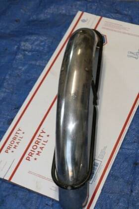 Garelli Kl-100 1963 Rex Kl100 Oem Front Fender Nice