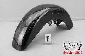 258900009 Harley-davidson 2015 Street Glide Cvo Front Fender Starfire Black Ghost Flames