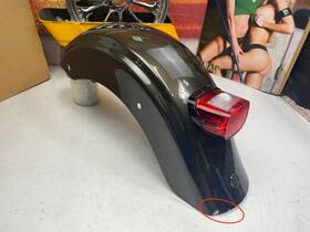 28795 Harley-davidson Oem 14-23 Touring Rear Fender And Tail Light River Rock Gray