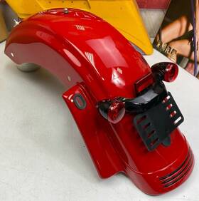 29058 Harley-davidson Oem 09-25 Touring Street Glide Back Rear Fender Redline Red