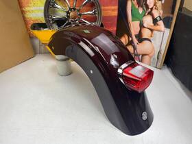 29879 Harley Davidson 14-23 Oem 2022 Ultra Rear Fender And Tail Light Midnight Crimson
