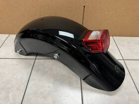 31388 Harley Davidson 14-23 Oem Touring Ultra Rear Fender And Tail Light Vivid Black