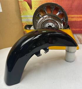 40382 Harley-davidson Oem 14-23 Genuine Touring Front Fender Vivid Black