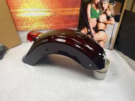 43816 Harley Davidson 09-23 Oem 2022 Ultra Rear Fender And Tail Light Midnight Crimson