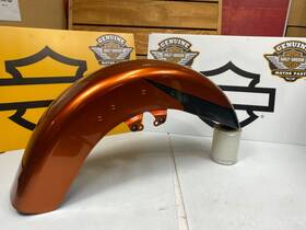 44258 Harley-davidson Oem 14-23 Touring Limited Front Fender Scorched Orange/ Silver Flux