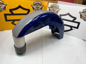 44317 Harley-davidson Oem 14-23 Ultra Limited Front Fender Billiard Blue/billiard Gray