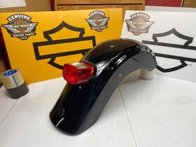 44332 Harley-davidson 09-23 Oem 2022 Ultra Rear Fender And Tail Light Vivid Black