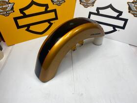 44376 Harley Davidson Genuine Harley-davidson 14-23 Touring Front Fender Prospect Gold And Vivid Black