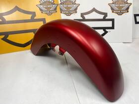 44526 Harley Davidson Oem 14-23 Touring Road Street Glide Front Fender Wicked Red Denim