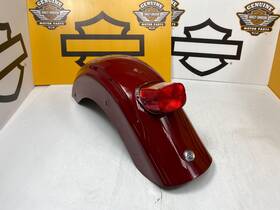 44666 Harley Davidson 14-23 Oem Touring Rear Fender And Tail Light Billiard Red