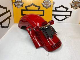44671 Harley-davidson Oem 09-23 Touring Street Glide Back Rear Fender Redline Red