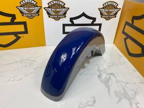 45205 Harley-davidson Oem 14-23 Road Glide Front Fender Bright Billiard Blue And Grey