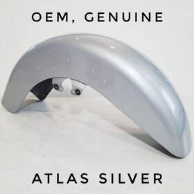 46357 Harley-davidson Oem 14-2023 Touring Road Street Electra Glide Front Fender Atlas Silver