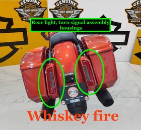 46826 Harley-davidson Oem 2024-2026 Road Street Glide Rear Fender Tail Light Housings Trim
